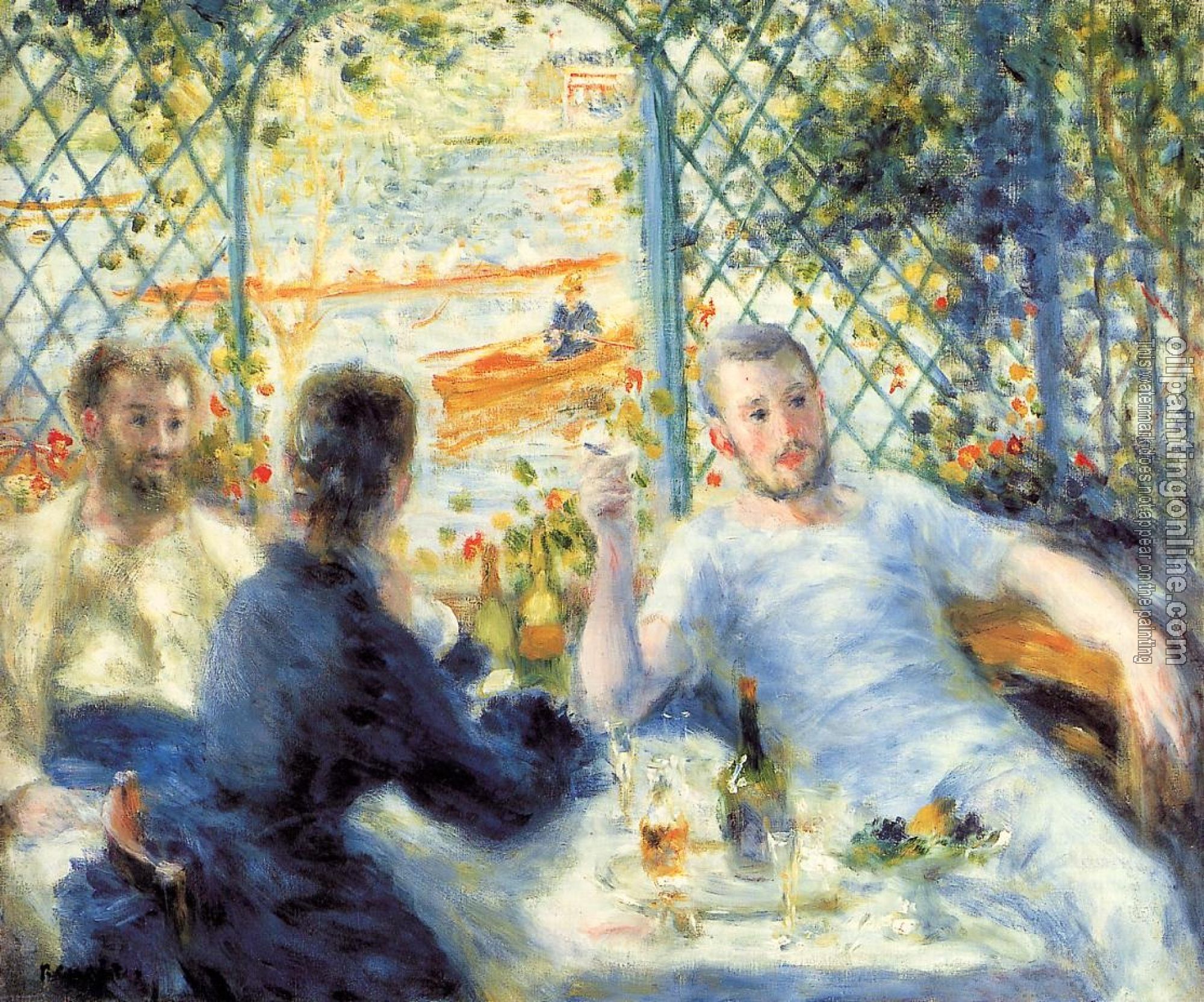 Renoir, Pierre Auguste - The Canoeist's Luncheon